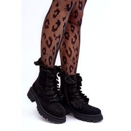 Seastar Botas de late plana aislada de productos negros 2 Seastar Botas de late plana aislada de productos negros 2