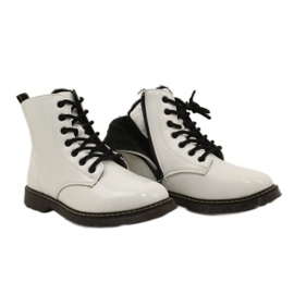 Miss Botas de niñas Botas barnizadas blancas 20DZ23-3216 blanco 4 Miss Botas de niñas Botas barnizadas blancas 20DZ23-3216 blanco 4