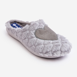 Pantuflas de estar por casa de pelo para mujer Inblu EC000099 Gris 1