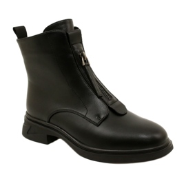 Filippo Botas de mujer aisladas para cremallera negro 1
