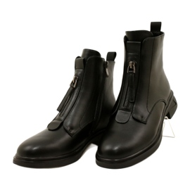 Filippo Botas de mujer aisladas para cremallera negro 3