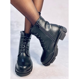Botas con cordones Coley Negro 1