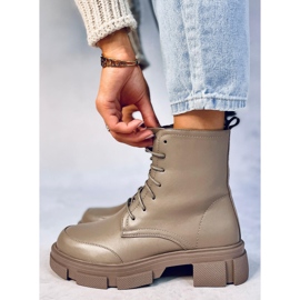 Botines con cordones Coley Olive verde 4