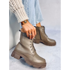 Botines con cordones Coley Olive verde 5