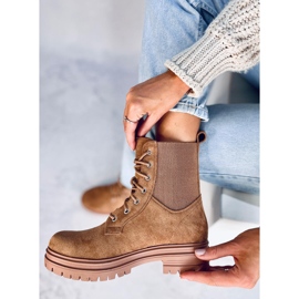 Botas con cordones Vecna ​​Khaki marrón 4