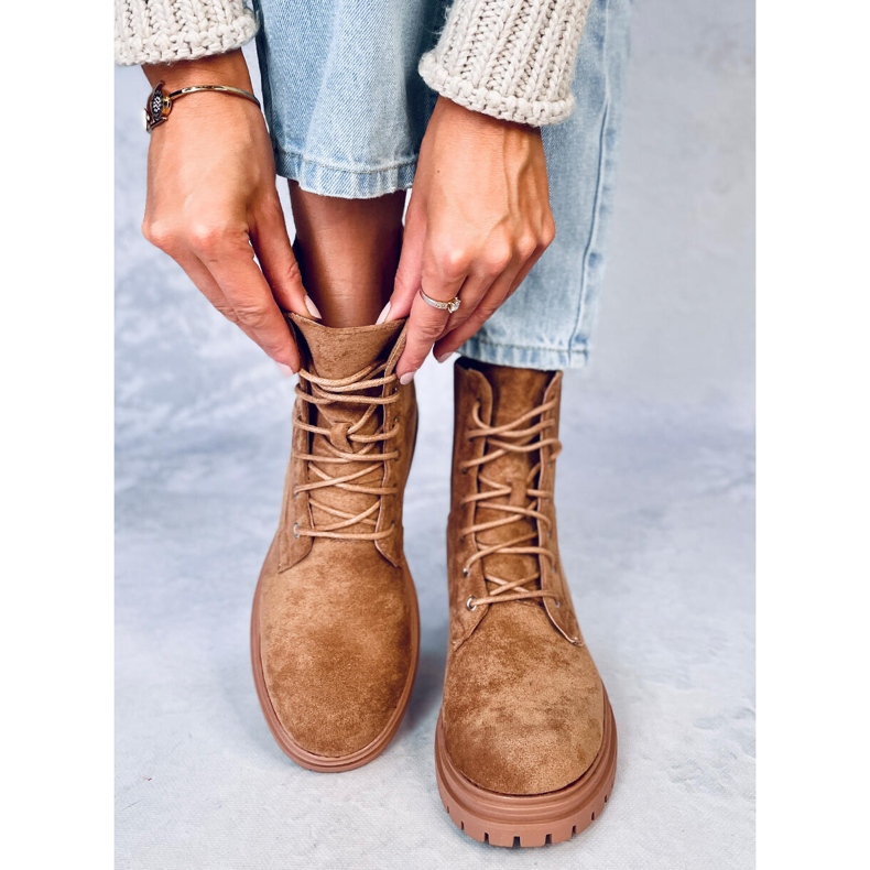 Botas con cordones Vecna Khaki marrón 1 Botas con cordones Vecna Khaki marrón 1