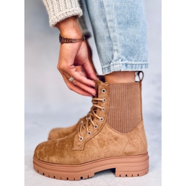 Botas con cordones Vecna ​​Khaki marrón 3
