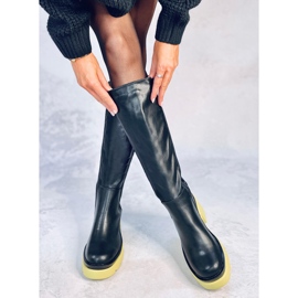 Botas con suela de color de Woods NEGRO/AZUL 5