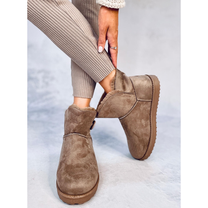 Botas de nieve mujer Arnette Caqui beige 2