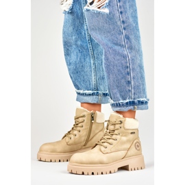 Botas de mujer con aislamiento beige de Hanly 4