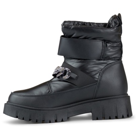 Botas de nieve mujer con cadena Selena negro 2