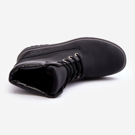 Botines con cordones para hombre Negro Memeni 3