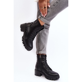 Vinceza Botas de trabajo con cremallera y aislamiento para mujer negras de Evrarda negro 8