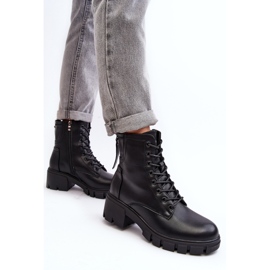 Vinceza Botas de trabajo con cremallera y aislamiento para mujer negras de Evrarda negro 9