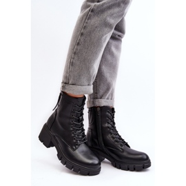 Vinceza Botas de trabajo con cremallera y aislamiento para mujer negras de Evrarda negro 7