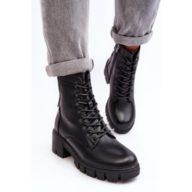 Vinceza Botas de trabajo con cremallera y aislamiento para mujer negras de Evrarda negro 10