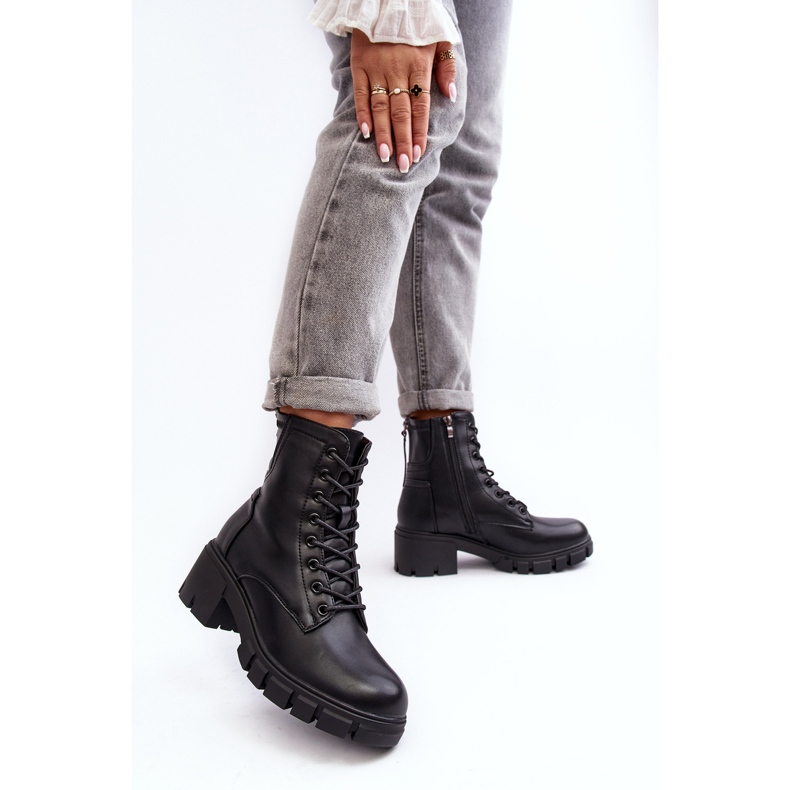 Vinceza Botas de trabajo con cremallera y aislamiento para mujer negras de Evrarda negro 2 Vinceza Botas de trabajo con cremallera y aislamiento para mujer negras de Evrarda negro 2
