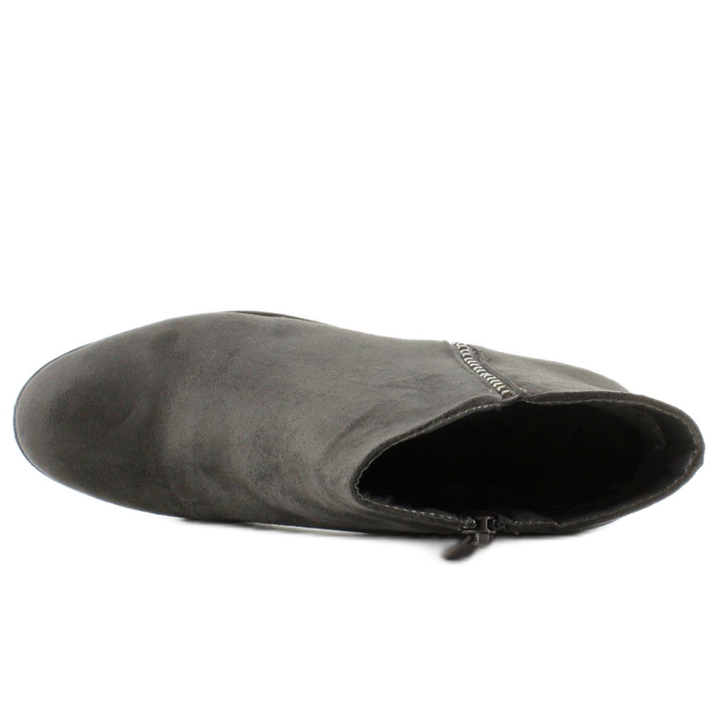 Botines Chelsea ante con piedras JK25 Gris 2