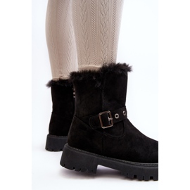 Vinceza Botines Mujer Con Cremallera Pelo Negro Morcos 7