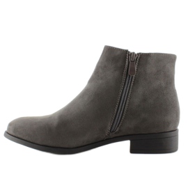 Botines Chelsea ante con piedras JK25 Gris 5