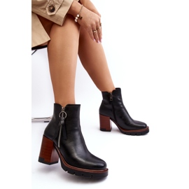 Vinceza Botines Mujer Piel Negro Brittney 6