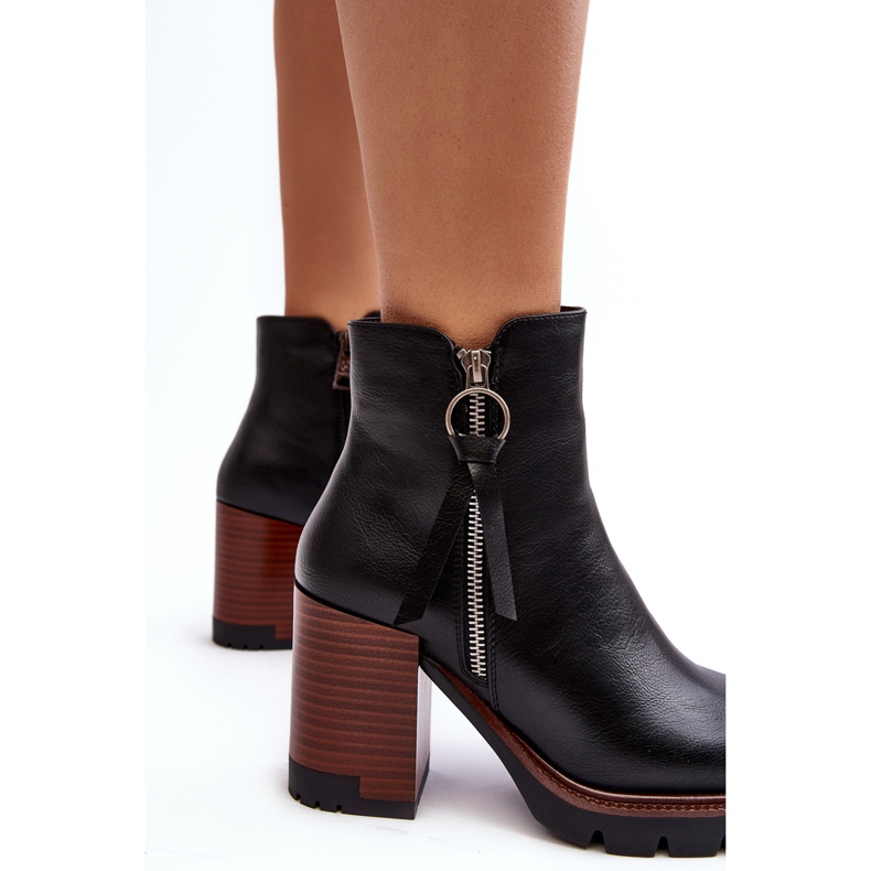 Vinceza Botines Mujer Piel Negro Brittney 1 Vinceza Botines Mujer Piel Negro Brittney 1