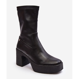 Botines Mujer Piel GOE MM2N4047 Negro 2