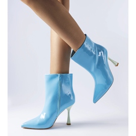 Botines de charol azules de Dionisi 1