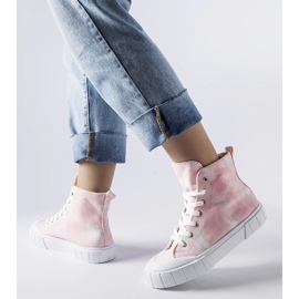 Inna Zapatillas altas Citta en rosa 1