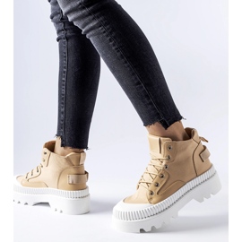 Inna Zapatillas con plataforma Grotta beige oscuro 2