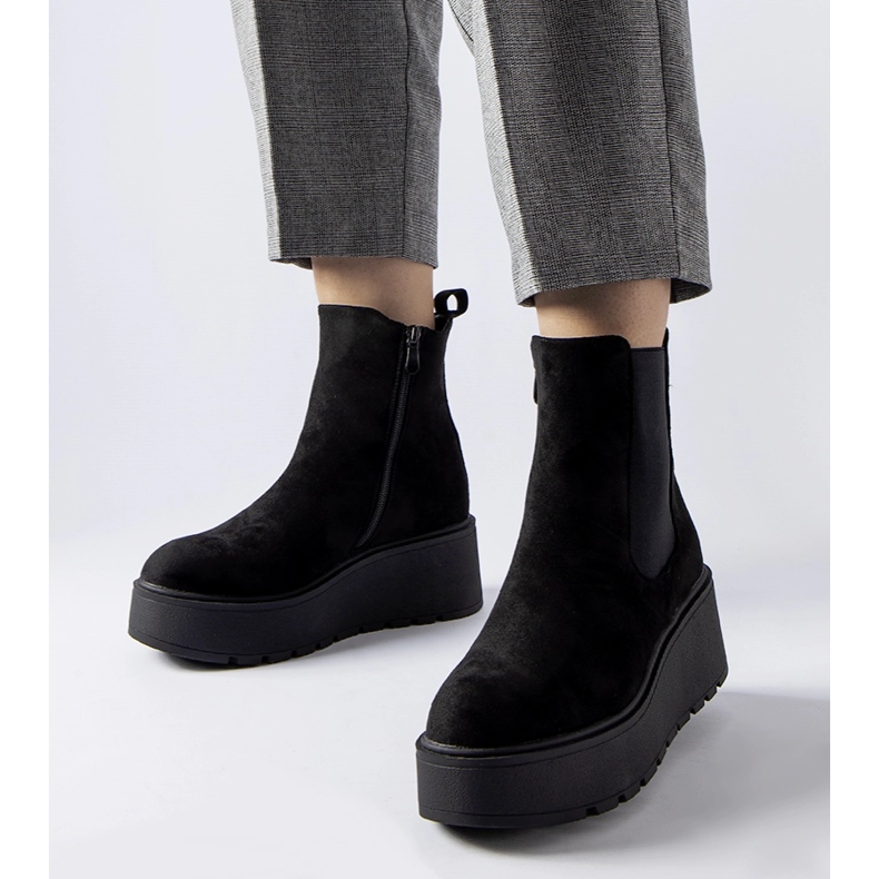 Botas cuña Discesa aislantes negras negro 1 Botas cuña Discesa aislantes negras negro 1