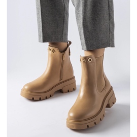 Botines decorativos con aislamiento beige de Federica 1