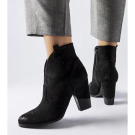 Botas cowboy Brunilde aislantes con aberturas negras negro 2