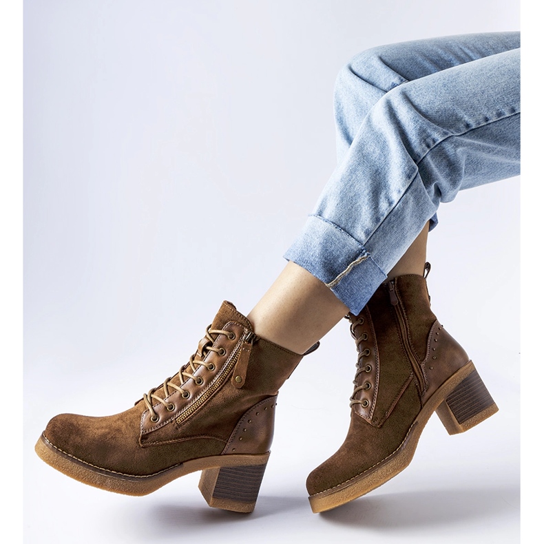 Botín Graziella ante ecológico marrón 1