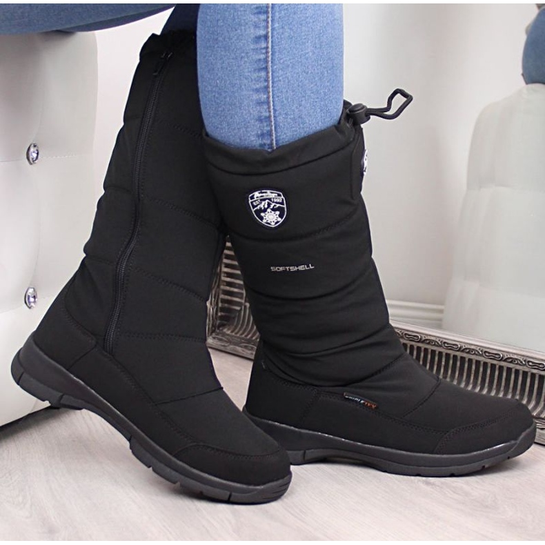 Botas de nieve impermeables American Club W AM613 negro 1