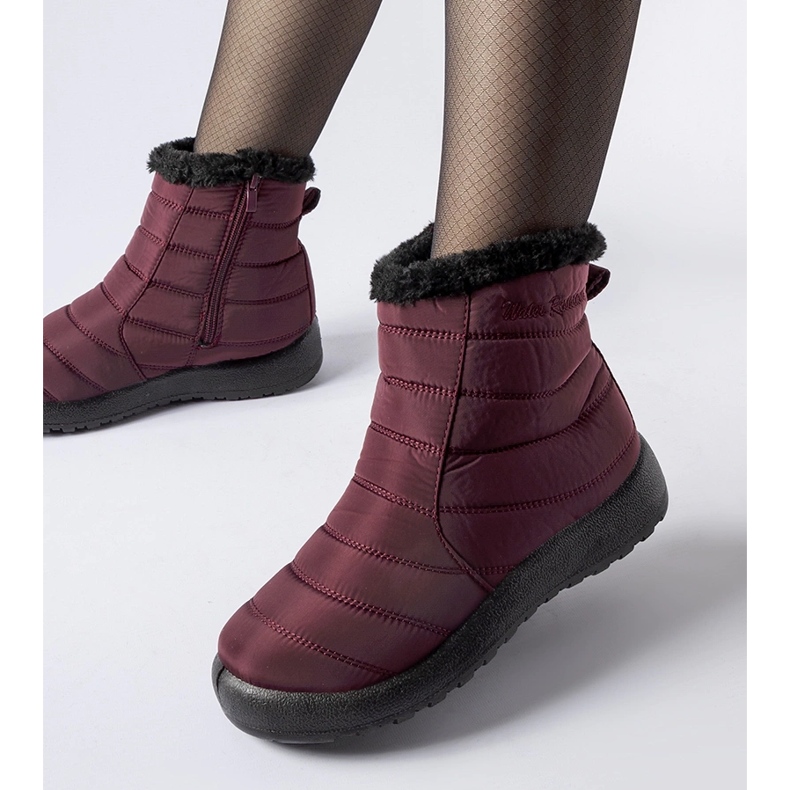 Botas de nieve con aislamiento resistente al agua Valparaiso burdeos rojo 1 Botas de nieve con aislamiento resistente al agua Valparaiso burdeos rojo 1