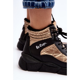 Botas de mujer aisladas con plataforma Lee Cooper LCJ-23-44-1986L Dorado 9