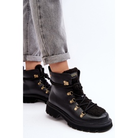 Botas Trapper Mujer de Piel GOE MM2N4082 Negro 5