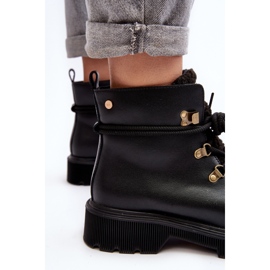 Botas Trapper Mujer de Piel GOE MM2N4082 Negro 6