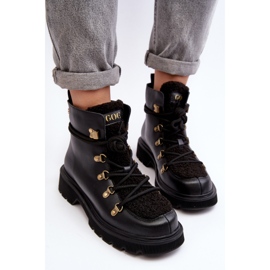 Botas Trapper Mujer de Piel GOE MM2N4082 Negro 7