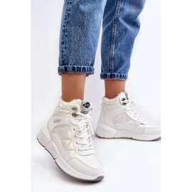 Botas de mujer aisladas con plataforma Lee Cooper LCJ-23-44-1983L Blanco 6