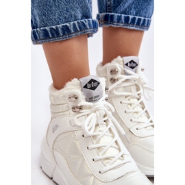 Botas de mujer aisladas con plataforma Lee Cooper LCJ-23-44-1983L Blanco 8