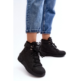 Botas aisladas con plataforma para mujer Lee Cooper LCJ-23-44-1979L Negro 5