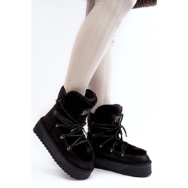 Botas de Nieve Veganas con Plataforma Impermeable D.Franklin DFSH371008 Negro 3