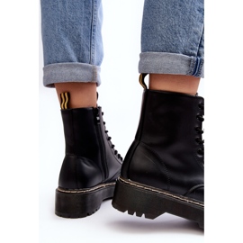 Botines de Mujer con Cordones Negro Maddis 8