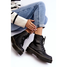 Botines de Mujer con Cordones Negro Maddis 9