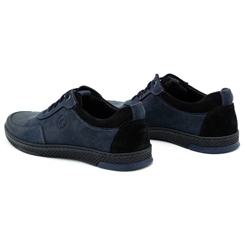 KOMODO Deportivas casual hombre piel 918K, azul marino 4 KOMODO Deportivas casual hombre piel 918K, azul marino 4