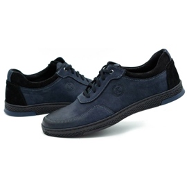 KOMODO Deportivas casual hombre piel 918K, azul marino 3 KOMODO Deportivas casual hombre piel 918K, azul marino 3