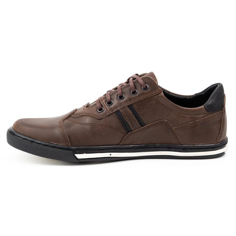 Polbut Zapatillas deportivas casual hombre 1801 Ns marrón oscuro 1