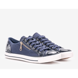 Deportivas de hombre Pirkko azul marino 1